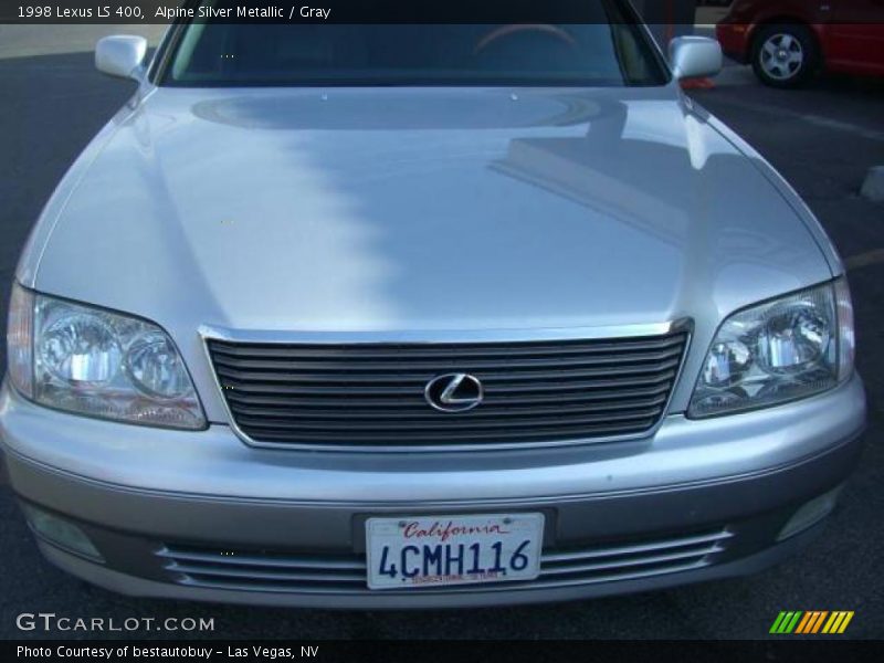 Alpine Silver Metallic / Gray 1998 Lexus LS 400