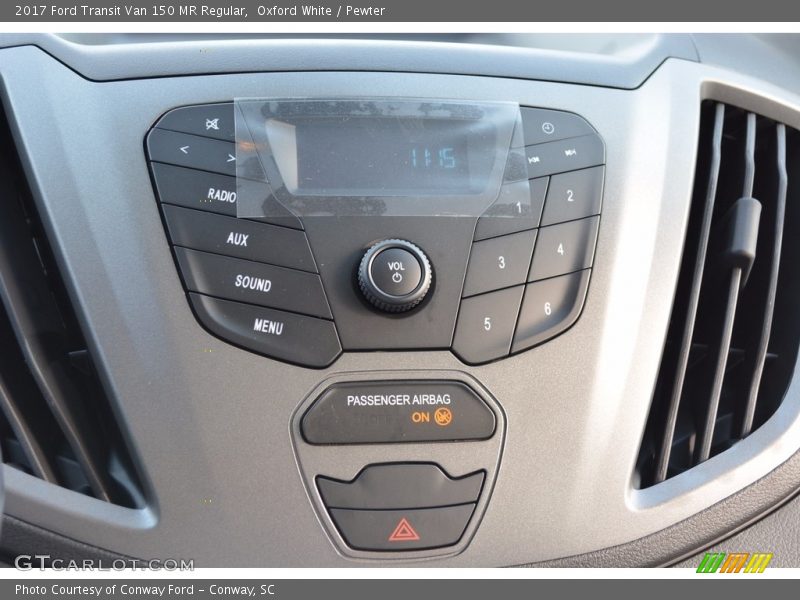 Controls of 2017 Transit Van 150 MR Regular
