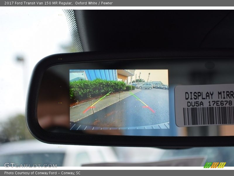 Oxford White / Pewter 2017 Ford Transit Van 150 MR Regular