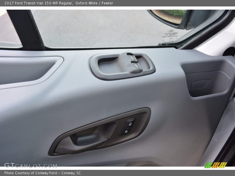 Oxford White / Pewter 2017 Ford Transit Van 150 MR Regular