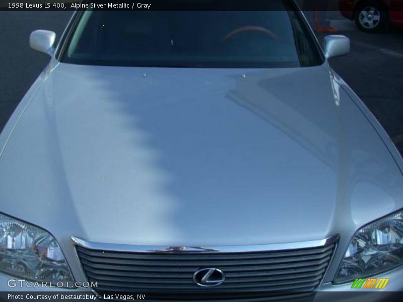 Alpine Silver Metallic / Gray 1998 Lexus LS 400
