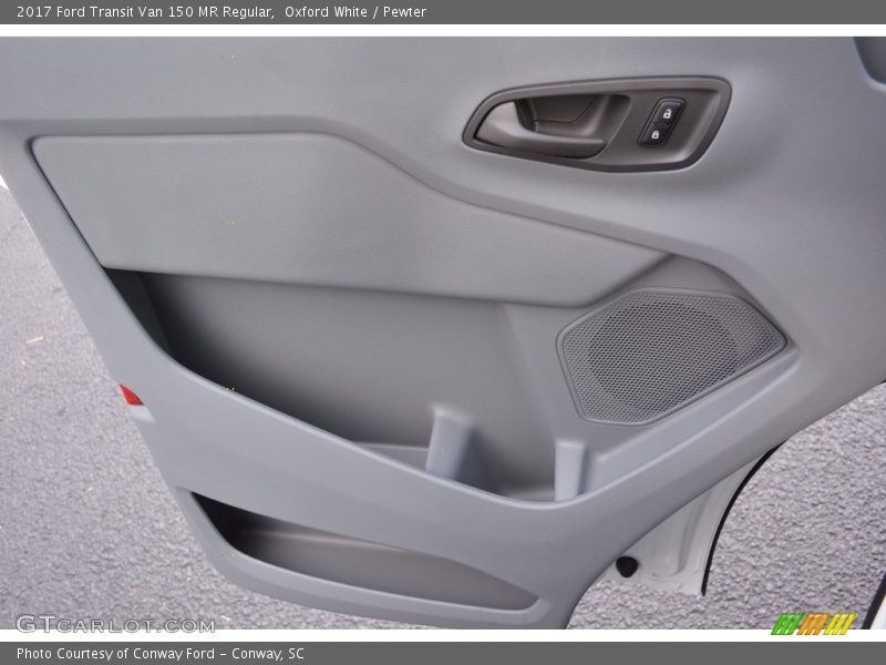 Oxford White / Pewter 2017 Ford Transit Van 150 MR Regular
