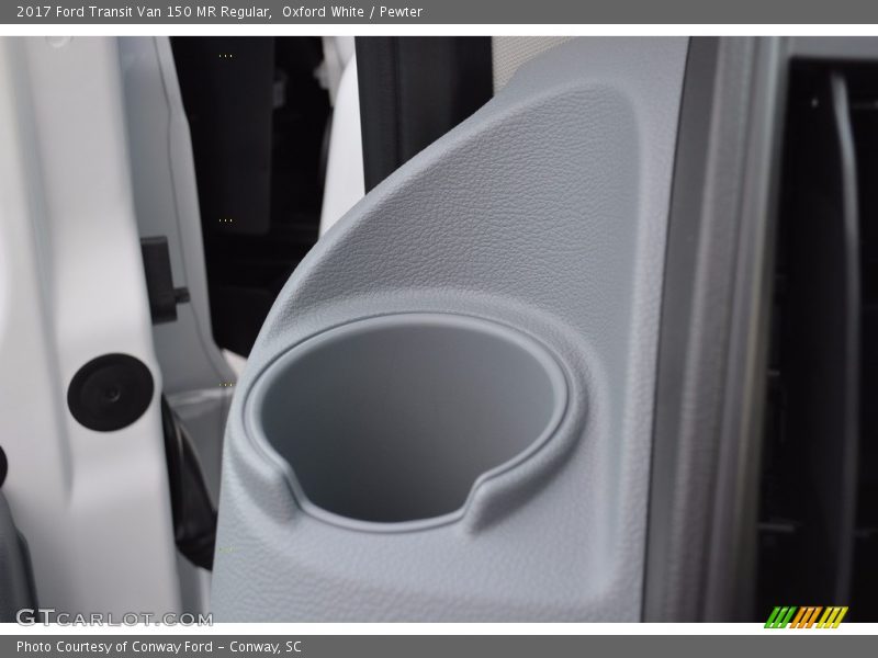 Oxford White / Pewter 2017 Ford Transit Van 150 MR Regular