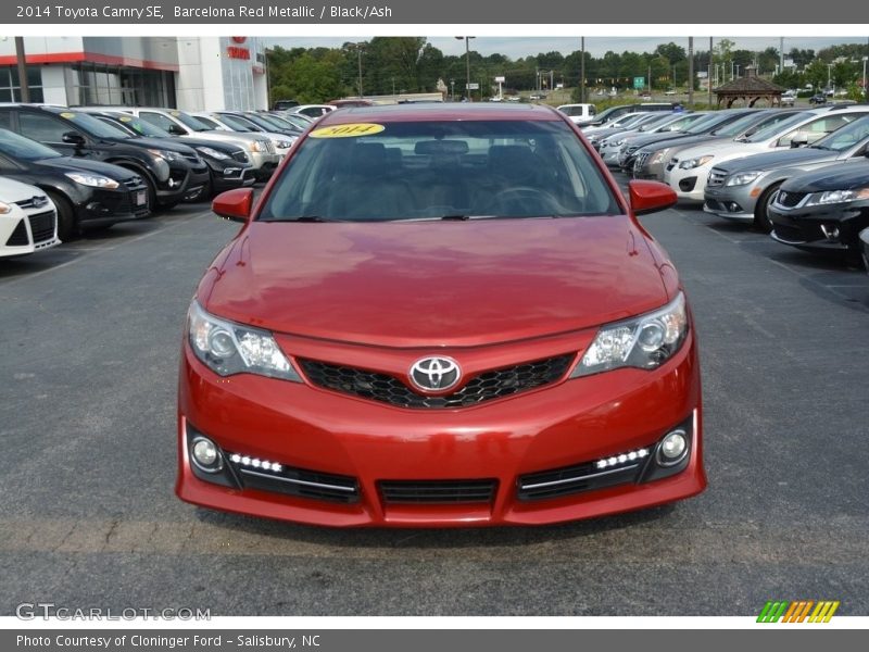 Barcelona Red Metallic / Black/Ash 2014 Toyota Camry SE