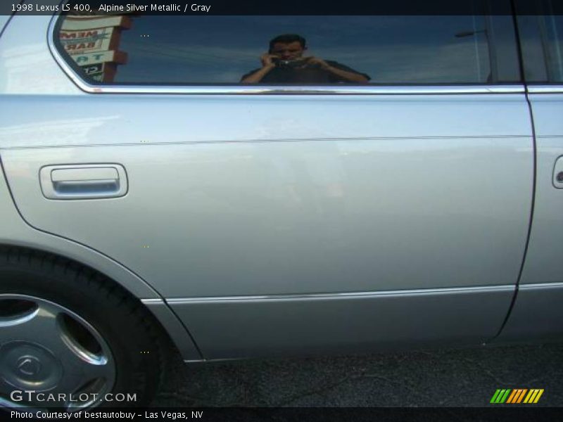 Alpine Silver Metallic / Gray 1998 Lexus LS 400