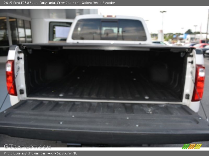 Oxford White / Adobe 2015 Ford F250 Super Duty Lariat Crew Cab 4x4