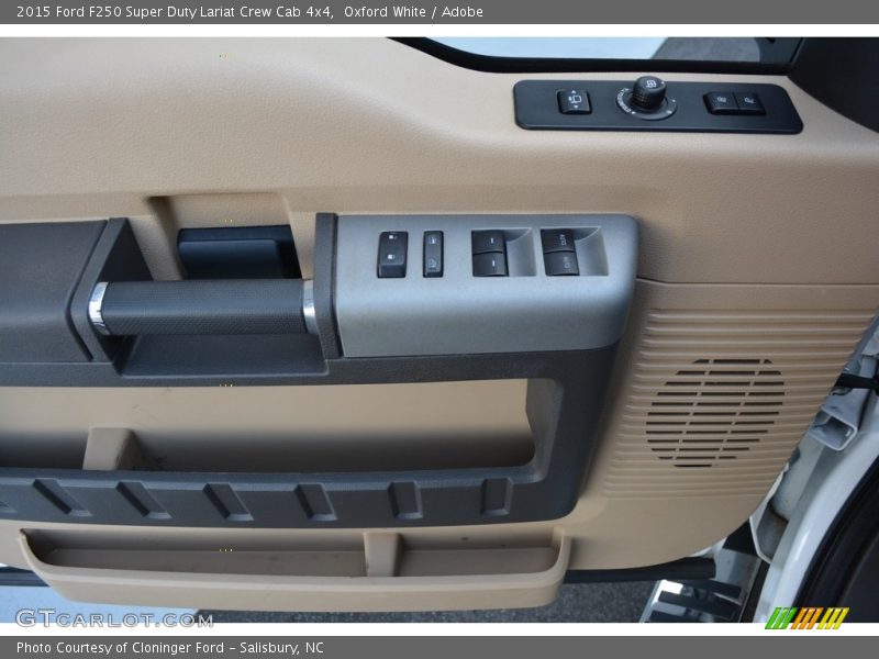Oxford White / Adobe 2015 Ford F250 Super Duty Lariat Crew Cab 4x4
