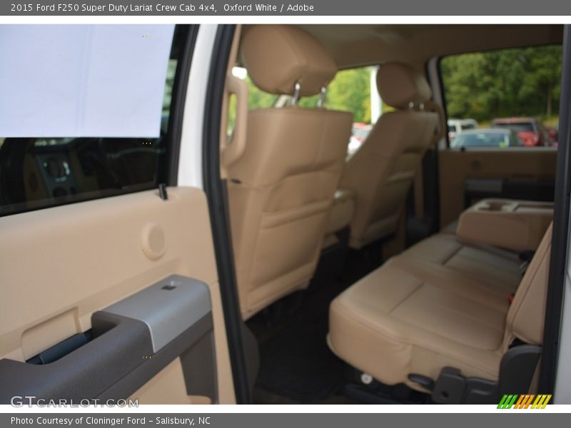 Oxford White / Adobe 2015 Ford F250 Super Duty Lariat Crew Cab 4x4