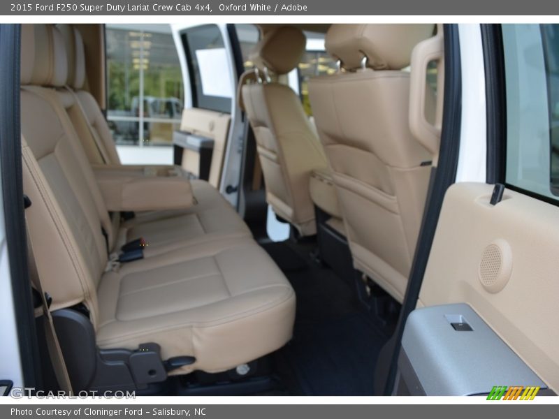 Oxford White / Adobe 2015 Ford F250 Super Duty Lariat Crew Cab 4x4