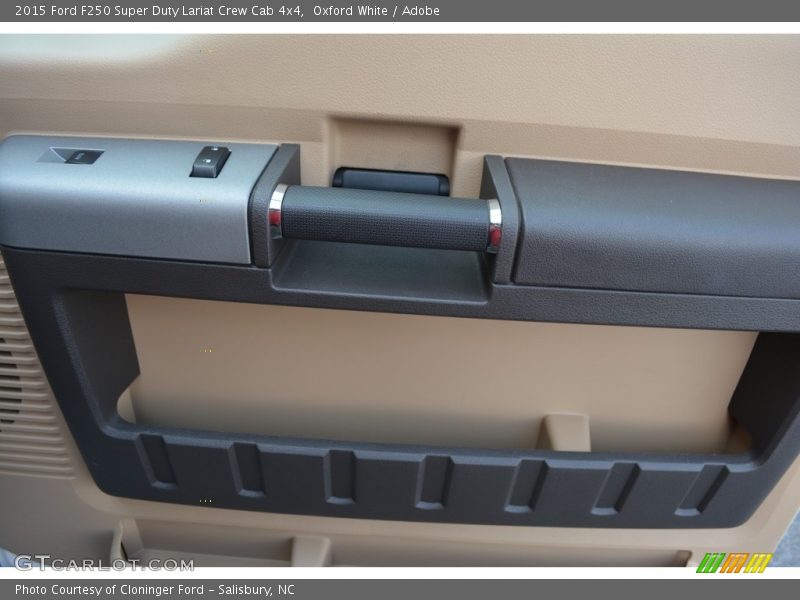 Oxford White / Adobe 2015 Ford F250 Super Duty Lariat Crew Cab 4x4