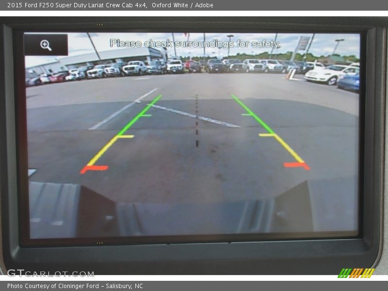 Oxford White / Adobe 2015 Ford F250 Super Duty Lariat Crew Cab 4x4