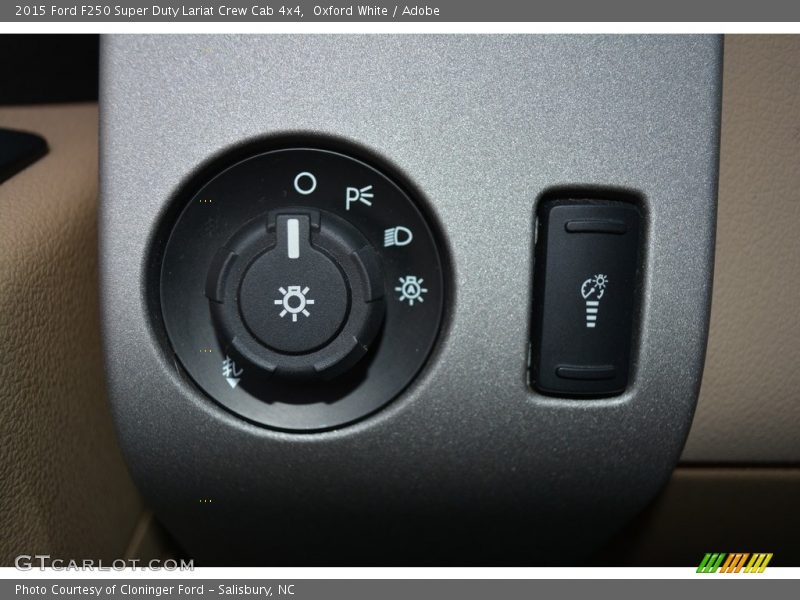 Oxford White / Adobe 2015 Ford F250 Super Duty Lariat Crew Cab 4x4