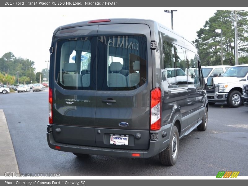 Magnetic / Pewter 2017 Ford Transit Wagon XL 350 MR Long