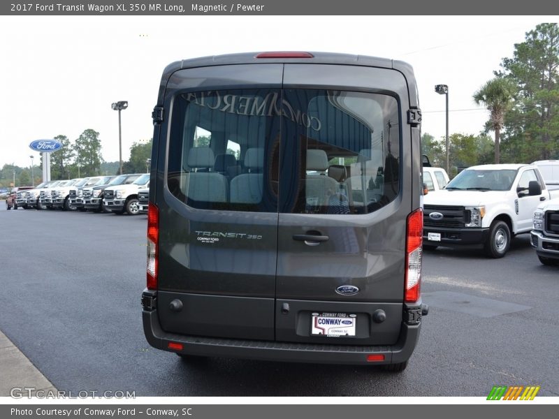 Magnetic / Pewter 2017 Ford Transit Wagon XL 350 MR Long