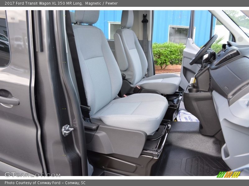 Front Seat of 2017 Transit Wagon XL 350 MR Long
