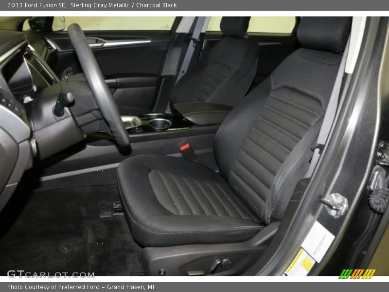 Sterling Gray Metallic / Charcoal Black 2013 Ford Fusion SE