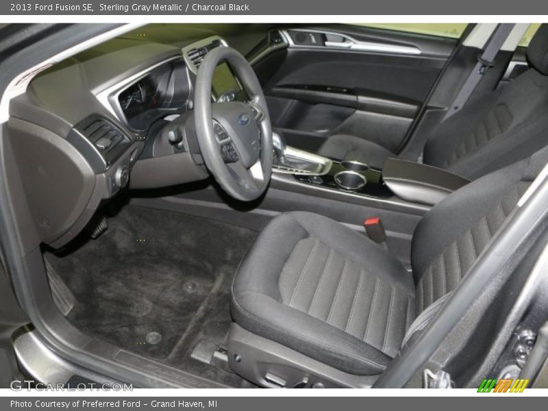 Sterling Gray Metallic / Charcoal Black 2013 Ford Fusion SE