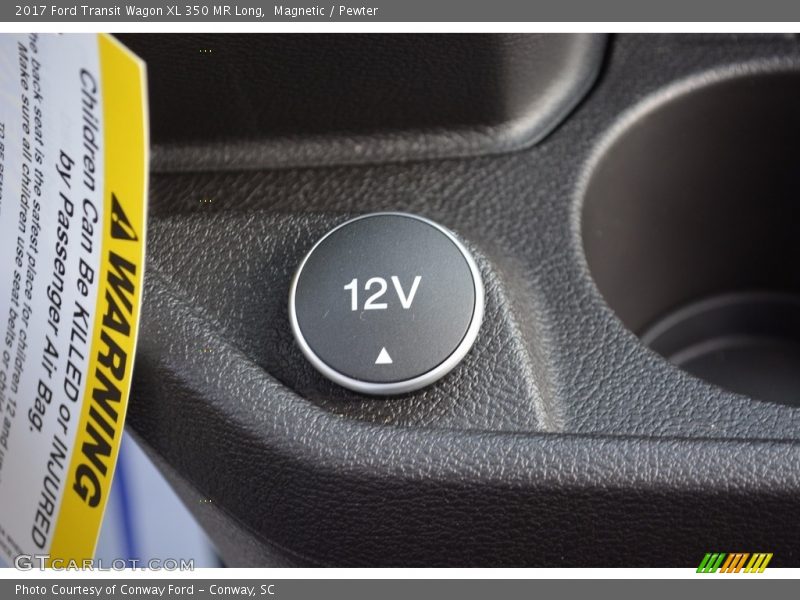 Magnetic / Pewter 2017 Ford Transit Wagon XL 350 MR Long
