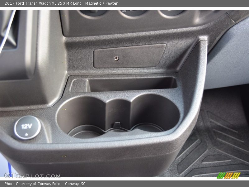 Magnetic / Pewter 2017 Ford Transit Wagon XL 350 MR Long