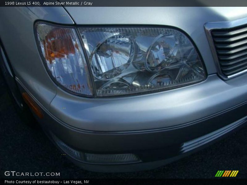Alpine Silver Metallic / Gray 1998 Lexus LS 400