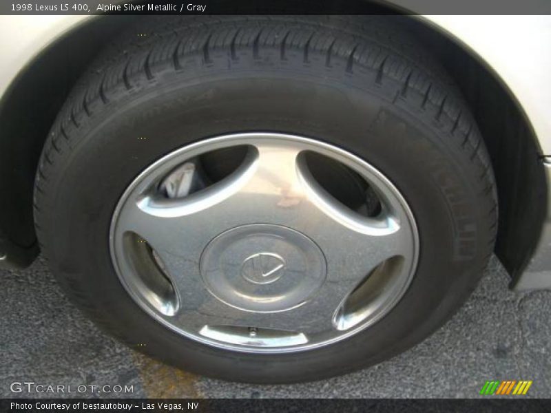 Alpine Silver Metallic / Gray 1998 Lexus LS 400