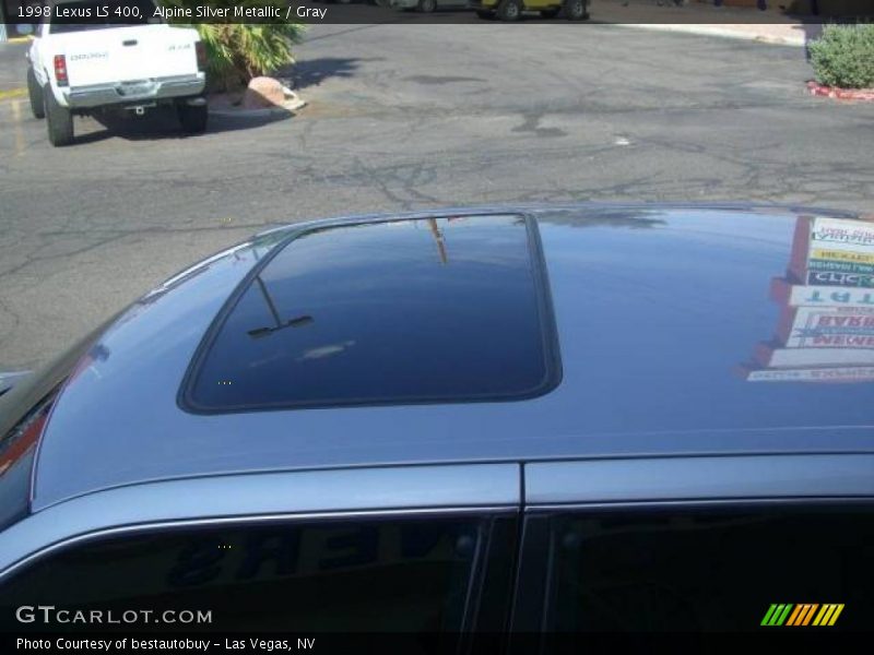 Alpine Silver Metallic / Gray 1998 Lexus LS 400