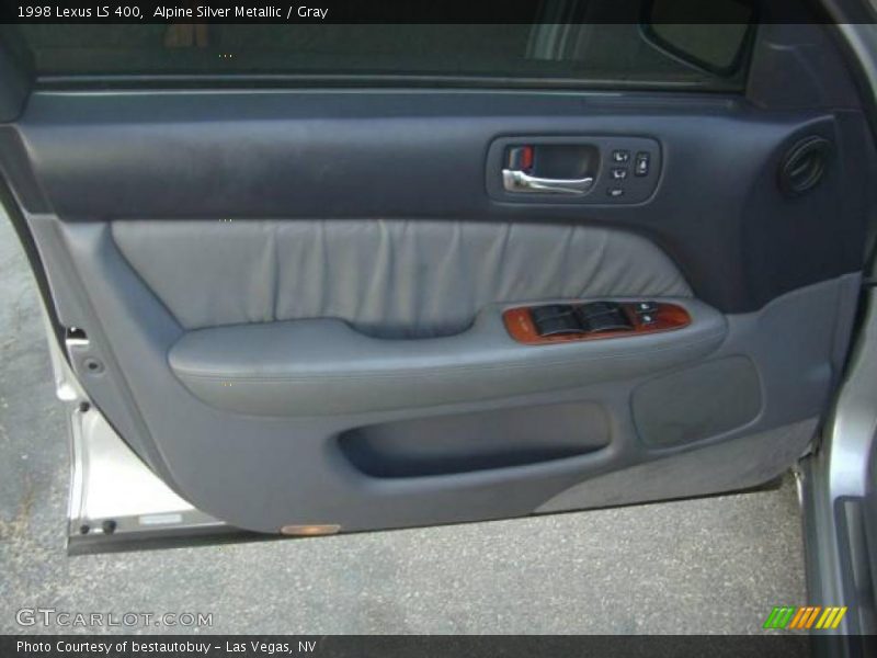 Alpine Silver Metallic / Gray 1998 Lexus LS 400