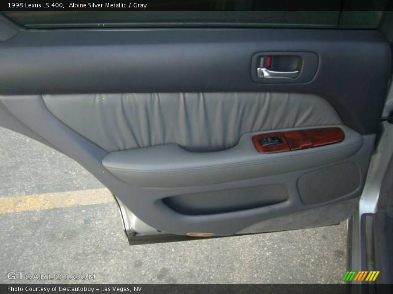 Alpine Silver Metallic / Gray 1998 Lexus LS 400