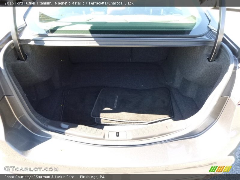 Magnetic Metallic / Terracotta/Charcoal Black 2016 Ford Fusion Titanium