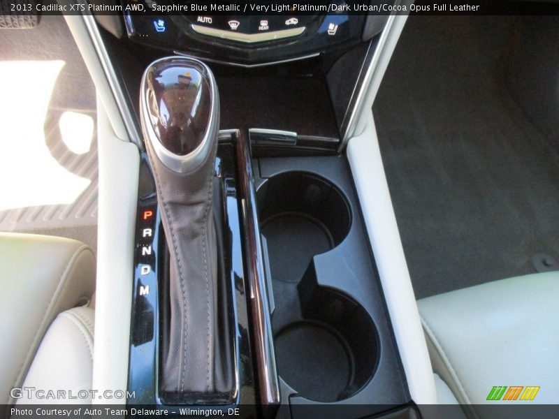 Sapphire Blue Metallic / Very Light Platinum/Dark Urban/Cocoa Opus Full Leather 2013 Cadillac XTS Platinum AWD