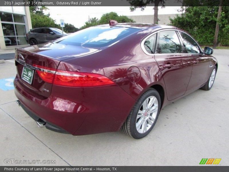 Odyssey Red / Light Oyster 2017 Jaguar XF 35t Premium