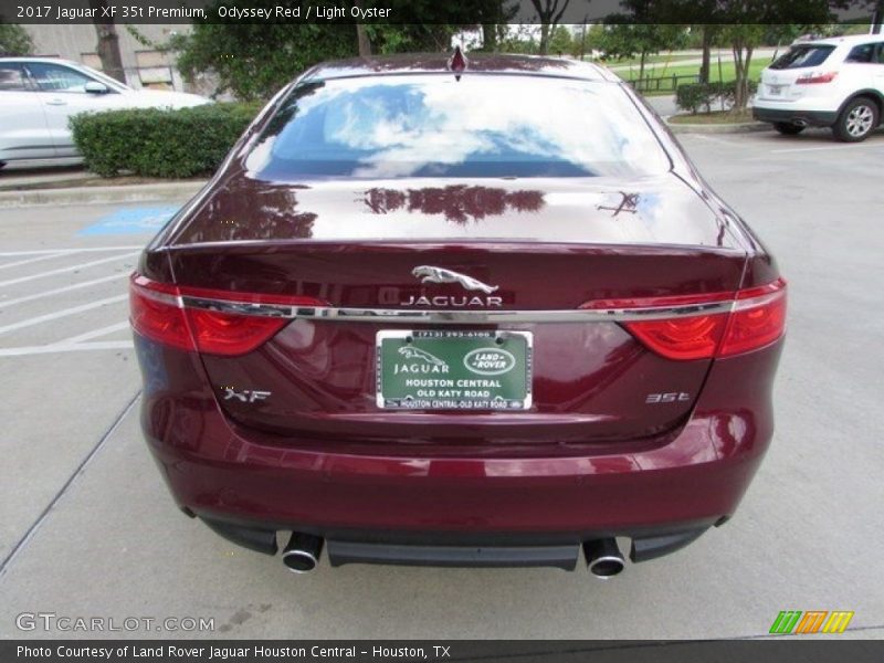 Odyssey Red / Light Oyster 2017 Jaguar XF 35t Premium