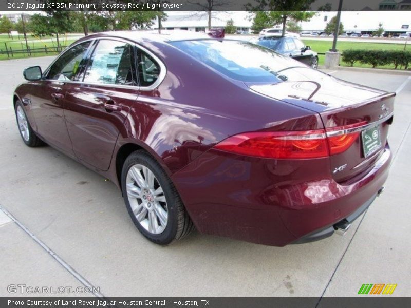 Odyssey Red / Light Oyster 2017 Jaguar XF 35t Premium