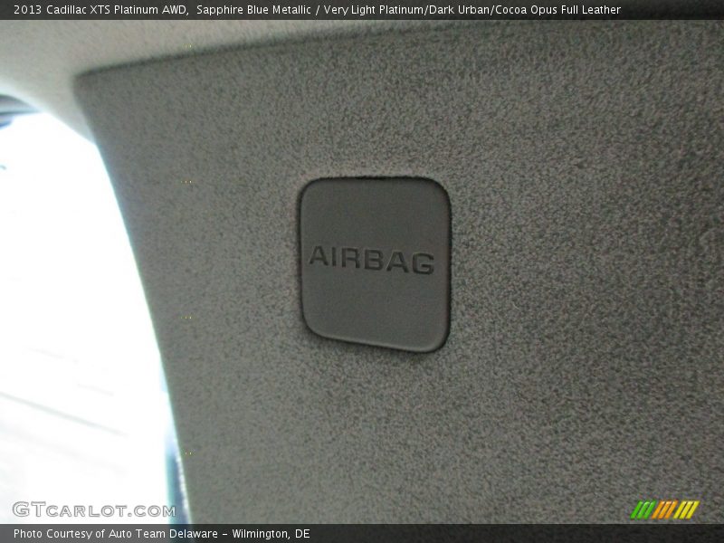 Sapphire Blue Metallic / Very Light Platinum/Dark Urban/Cocoa Opus Full Leather 2013 Cadillac XTS Platinum AWD