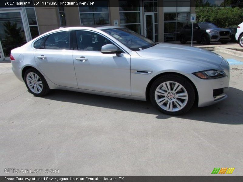 Rhodium Silver / Jet 2017 Jaguar XF 35t Premium