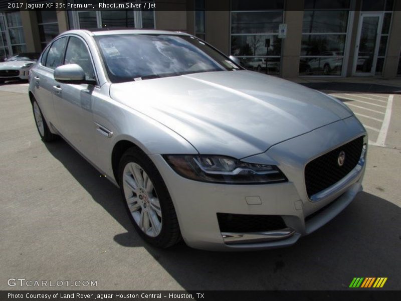 Rhodium Silver / Jet 2017 Jaguar XF 35t Premium