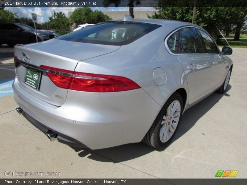 Rhodium Silver / Jet 2017 Jaguar XF 35t Premium