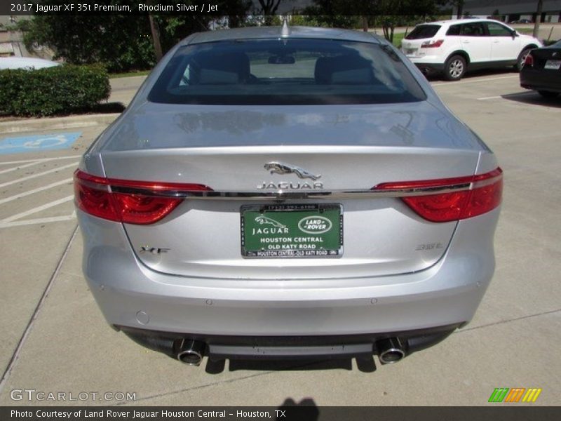 Rhodium Silver / Jet 2017 Jaguar XF 35t Premium