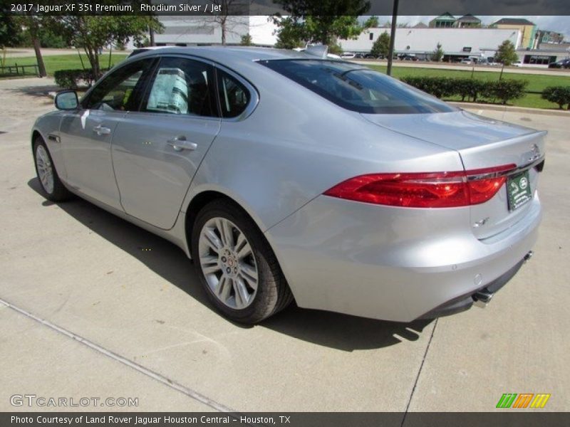 Rhodium Silver / Jet 2017 Jaguar XF 35t Premium