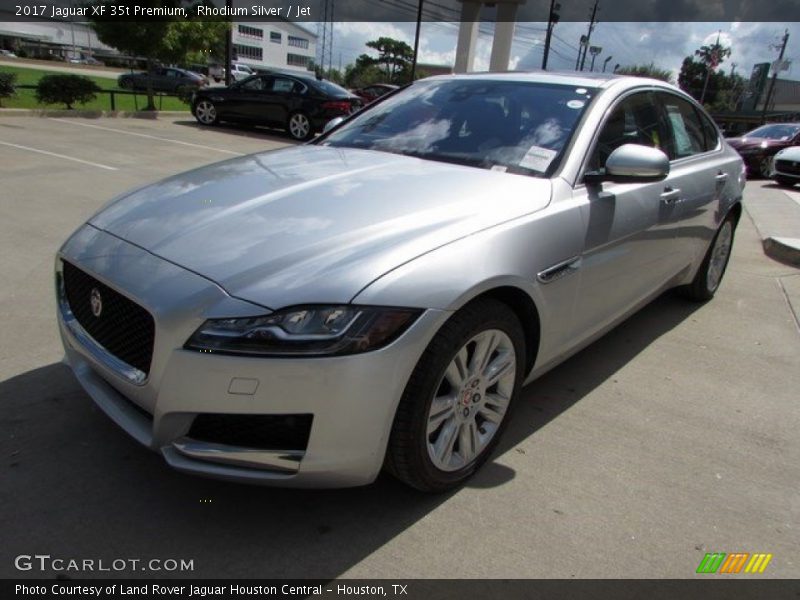 Rhodium Silver / Jet 2017 Jaguar XF 35t Premium