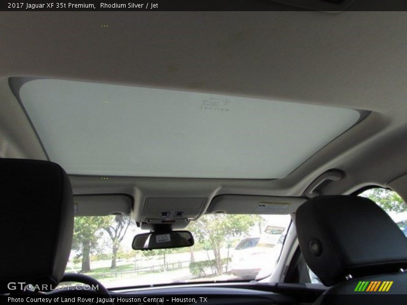Rhodium Silver / Jet 2017 Jaguar XF 35t Premium