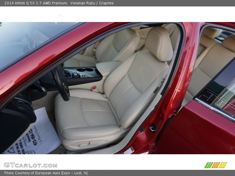 Venetian Ruby / Graphite 2014 Infiniti Q 50 3.7 AWD Premium