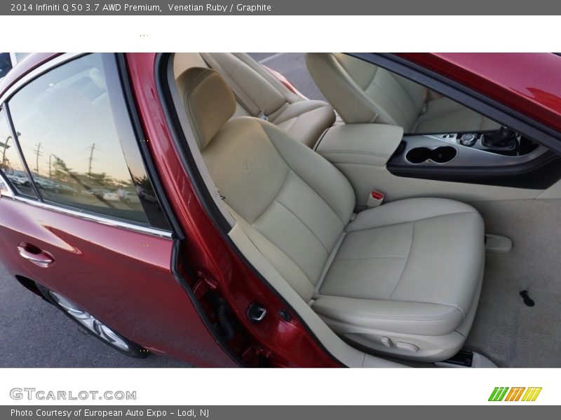 Venetian Ruby / Graphite 2014 Infiniti Q 50 3.7 AWD Premium