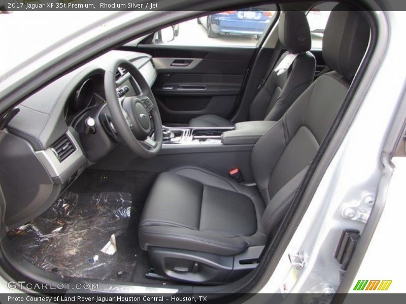 Rhodium Silver / Jet 2017 Jaguar XF 35t Premium