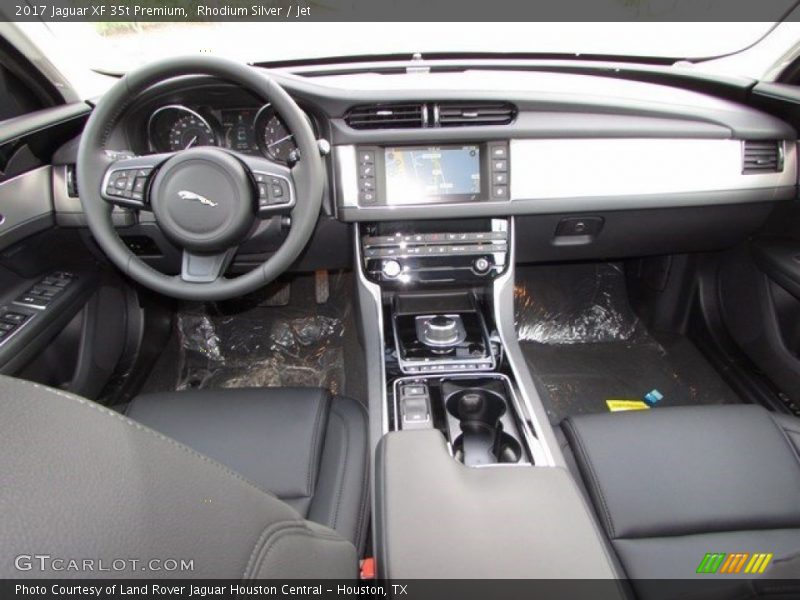 Rhodium Silver / Jet 2017 Jaguar XF 35t Premium