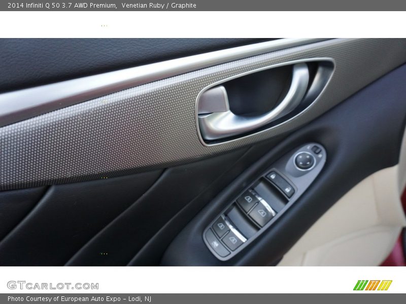 Venetian Ruby / Graphite 2014 Infiniti Q 50 3.7 AWD Premium