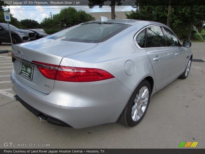 Rhodium Silver / Jet 2017 Jaguar XF 35t Premium