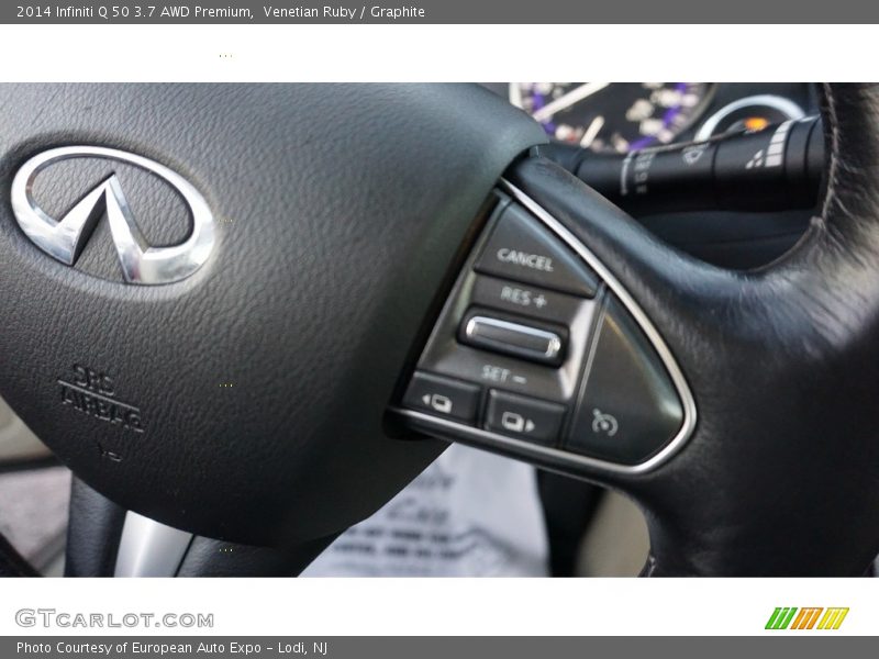 Venetian Ruby / Graphite 2014 Infiniti Q 50 3.7 AWD Premium