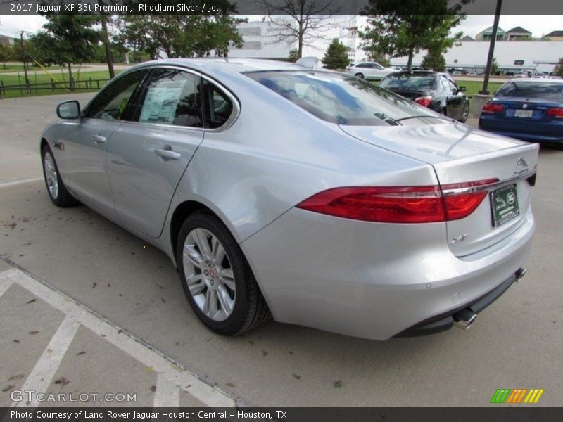 Rhodium Silver / Jet 2017 Jaguar XF 35t Premium