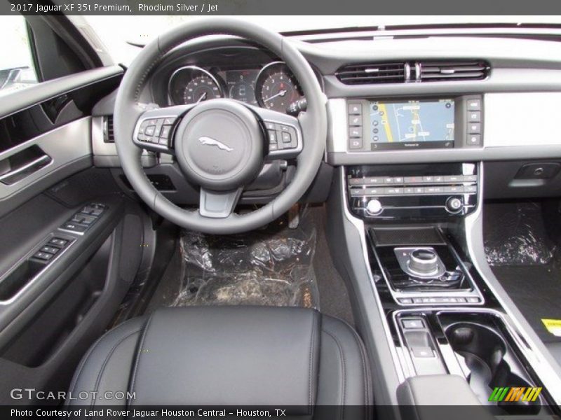 Rhodium Silver / Jet 2017 Jaguar XF 35t Premium